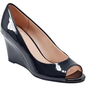 BNTUFFLOVE3 Womens Contrast Trim Manmade Wedge Heels