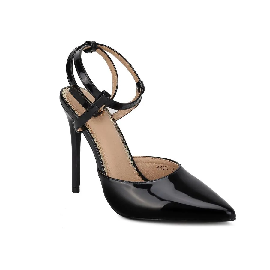 Brianna Women's Thin High Heel with Adjustable Strap