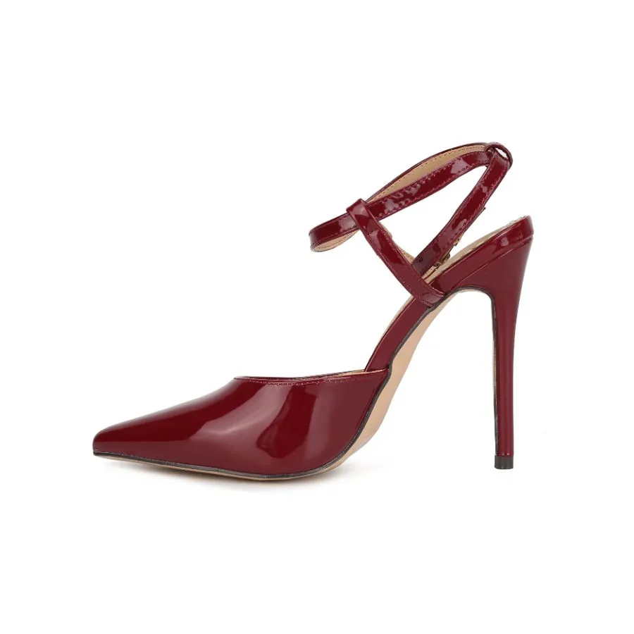 Brianna Women's Thin High Heel with Adjustable Strap