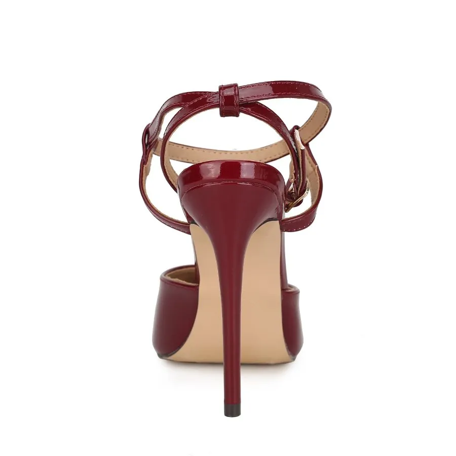 Brianna Women's Thin High Heel with Adjustable Strap