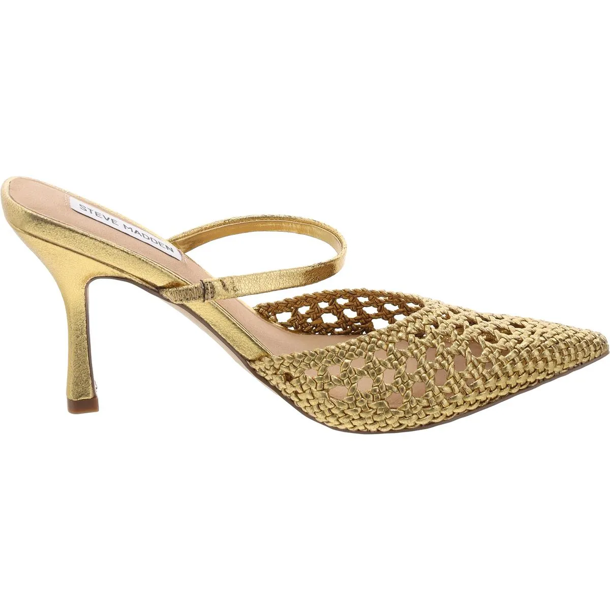 Brinley Womens Metallic Leather Slide