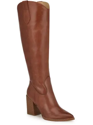 Bromwel Womens Tall Leather Knee-High Boots