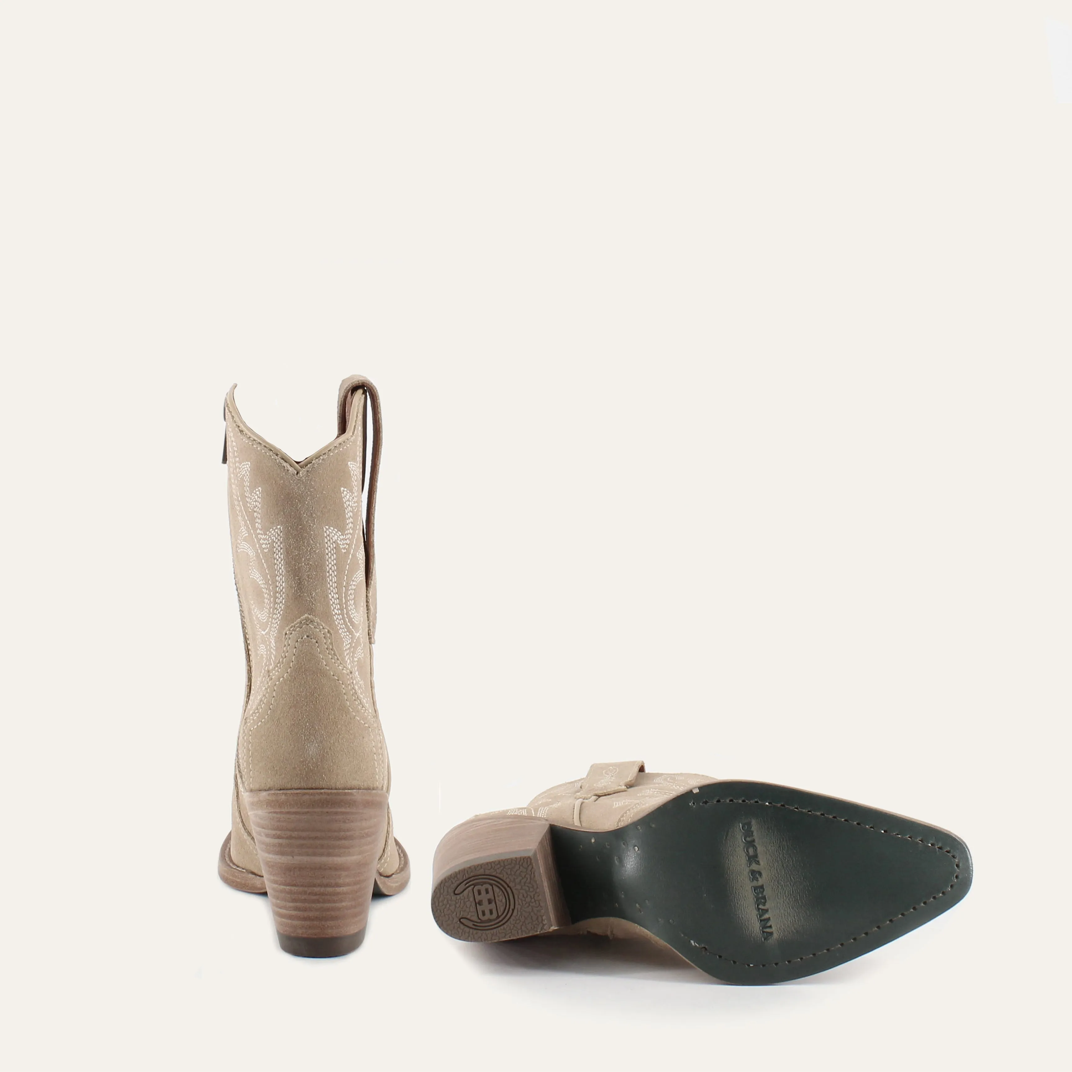 Brooke Leather Cowgirl Boots - Stylish Western Footwear & Comfort By Buck & Brana bro