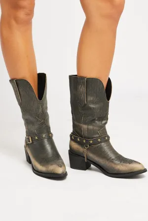 Brown Western Boots