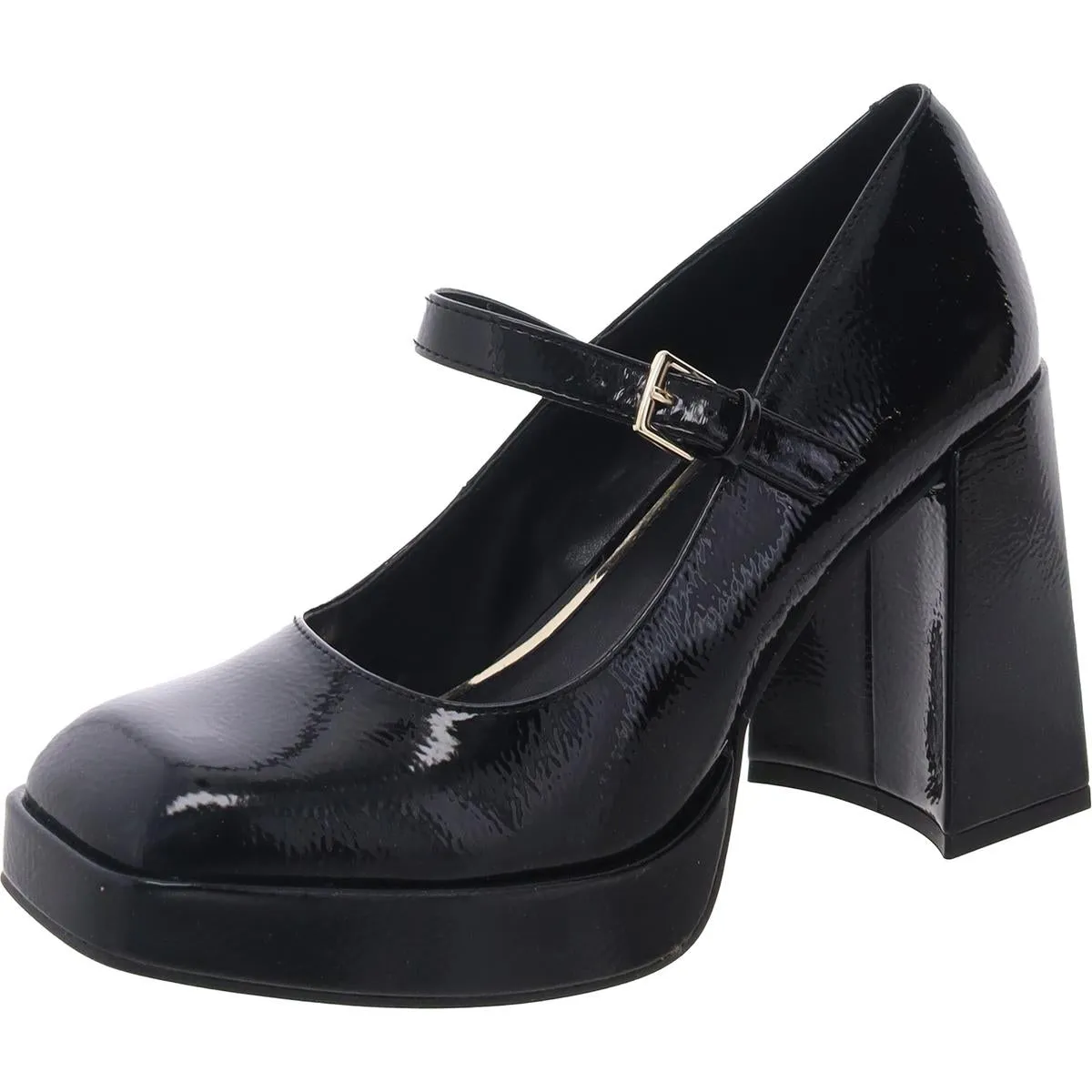 Brynne Womens Glitter Manmade Platform Heels
