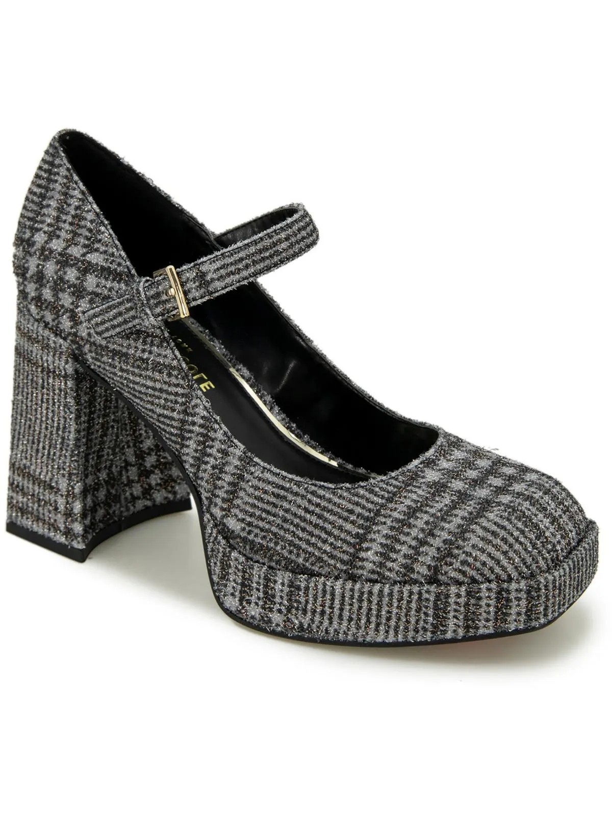 Brynne Womens Glitter Manmade Platform Heels