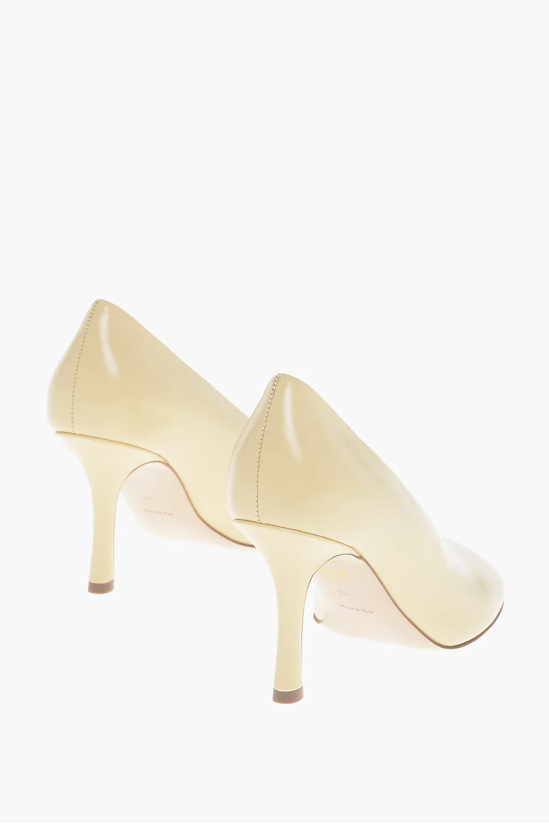 Burberry Leather Pumps With Covered Heel 9Cm