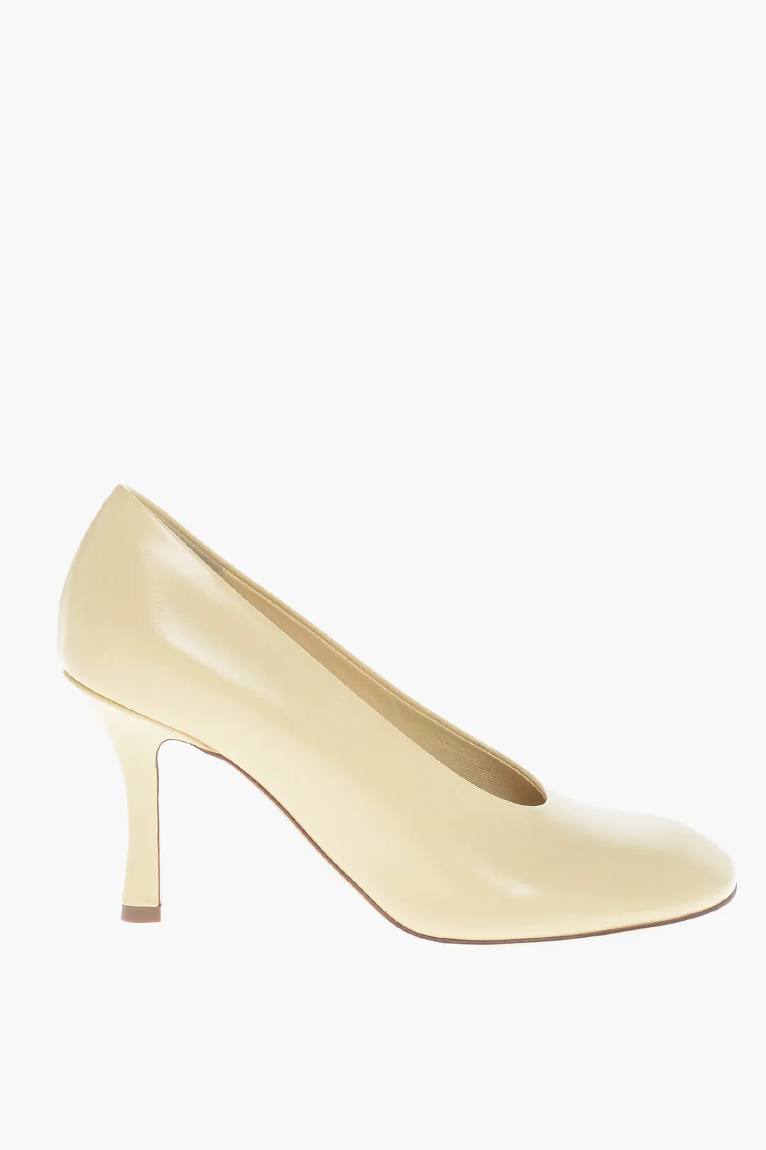 Burberry Leather Pumps With Covered Heel 9Cm