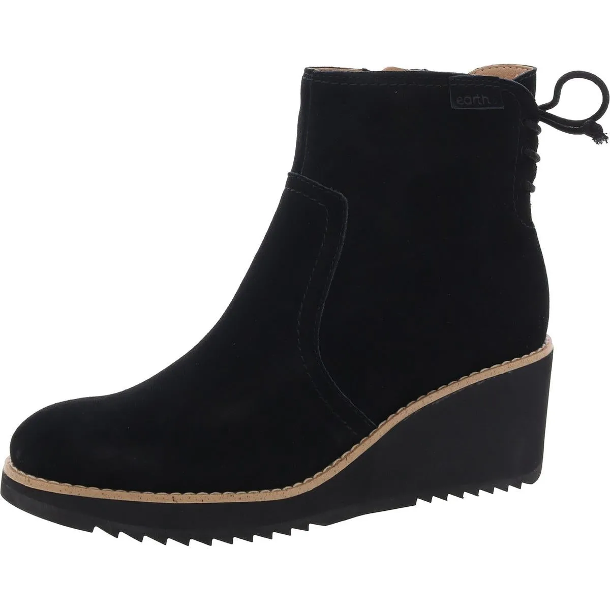 Calia Womens Suede Round Toe Ankle Boots