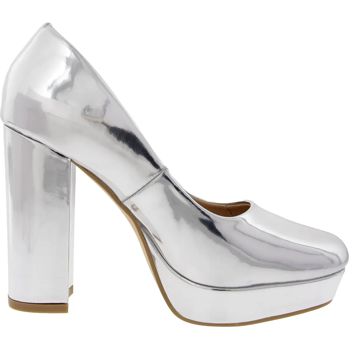 Camila Womens Block Heel Manmade Pumps