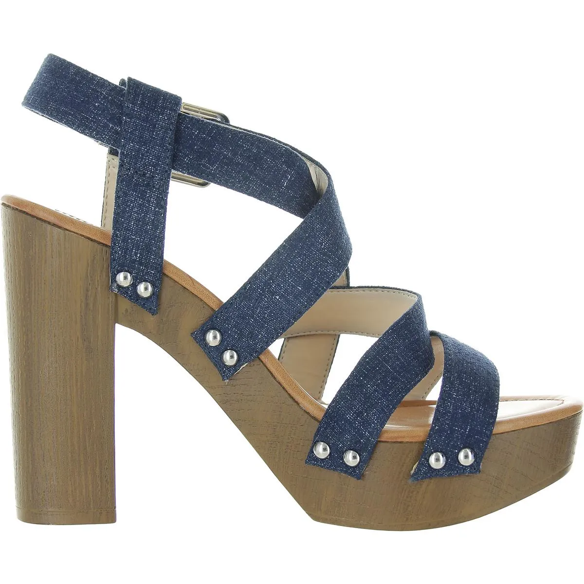 Camira Womens Adjustable Manmade Block Heels