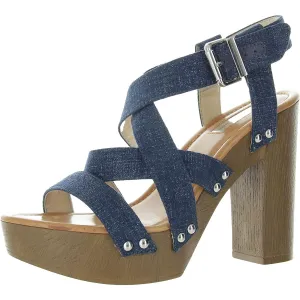 Camira Womens Adjustable Manmade Block Heels