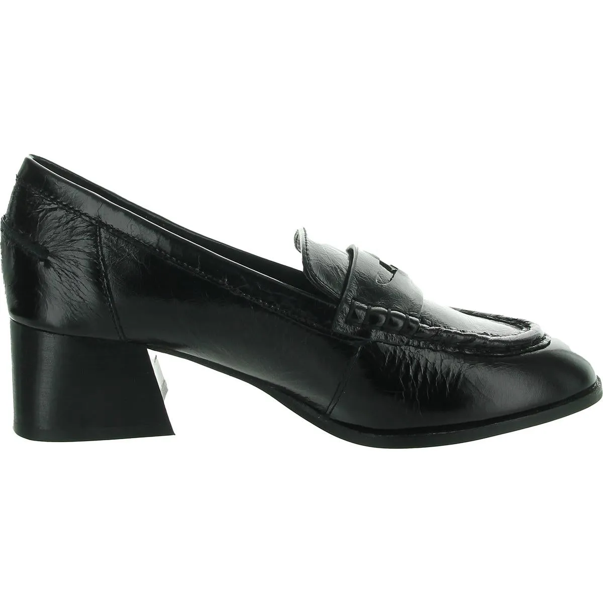 Carissla Loafer Womens Solid Leather Pumps
