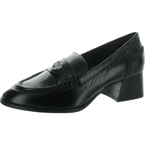 Carissla Loafer Womens Solid Leather Pumps