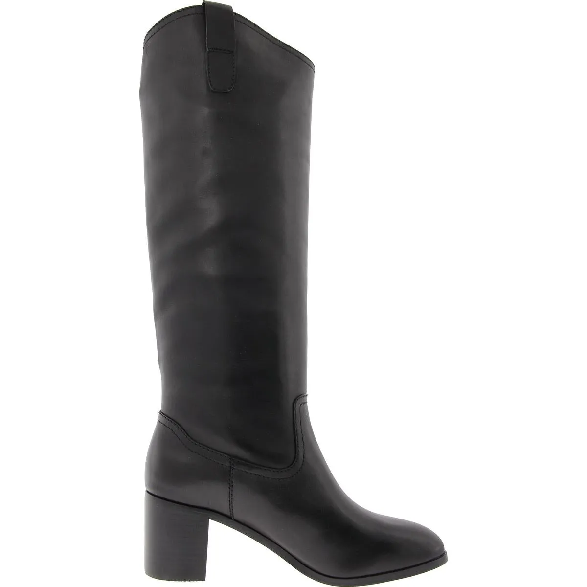 Carla Womens Leather Tall Knee-High Boots