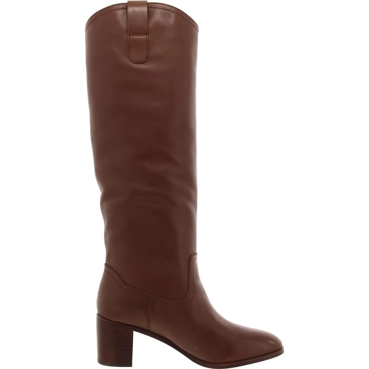 Carla Womens Leather Tall Knee-High Boots