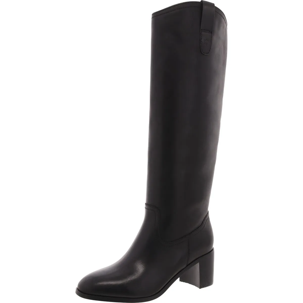 Carla Womens Leather Tall Knee-High Boots