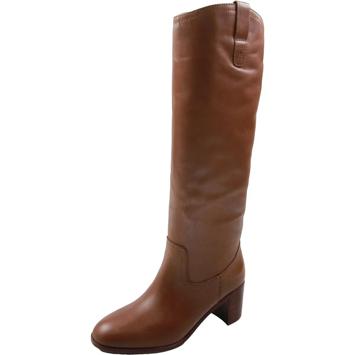 Carla Womens Leather Tall Knee-High Boots