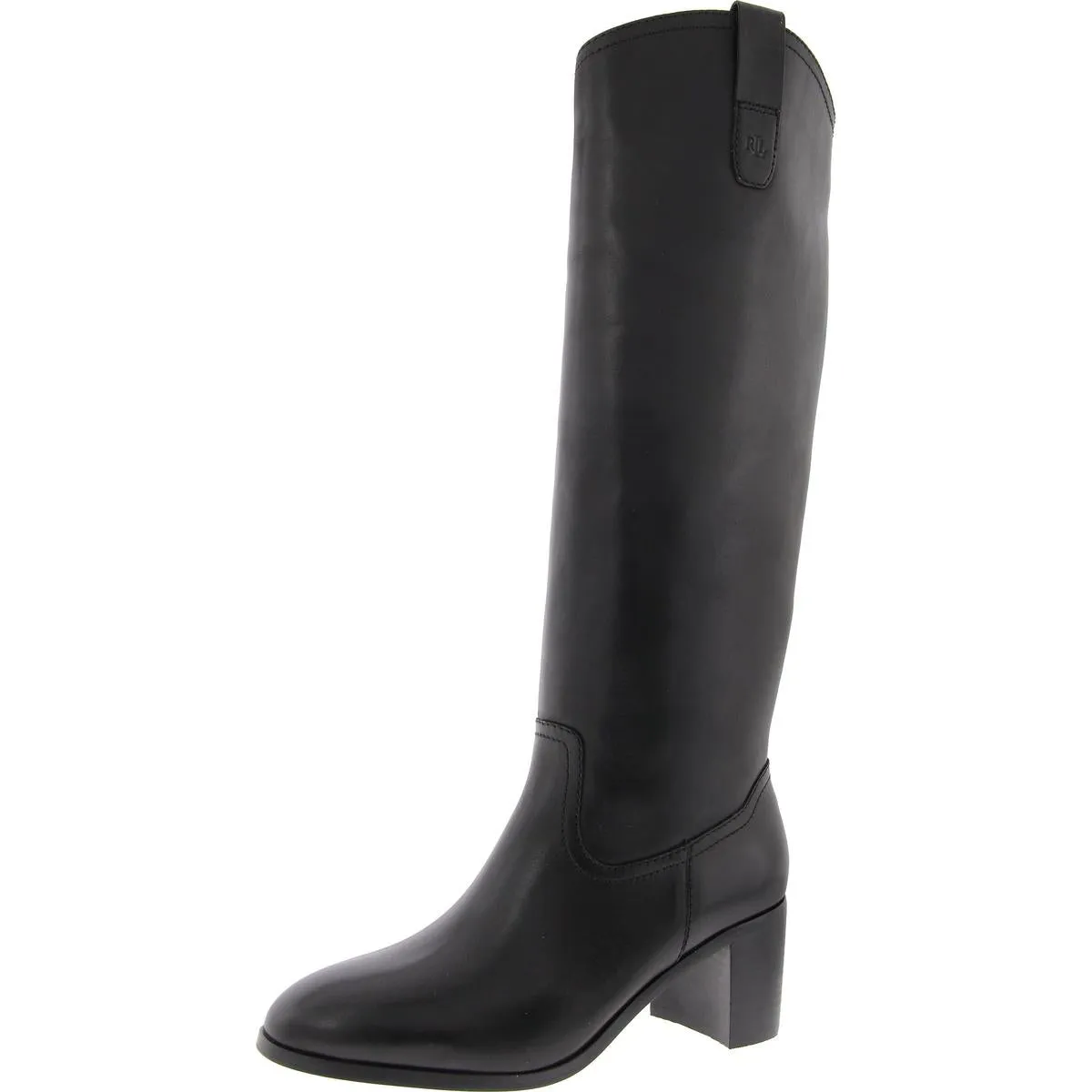 Carla Womens Leather Tall Knee-High Boots