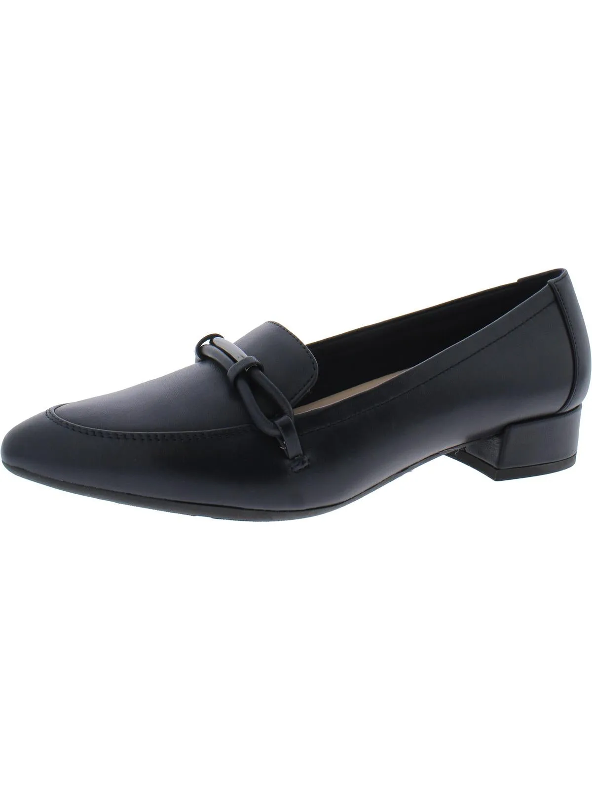 Carlina  Womens Laceless Pointed Toe Pumps