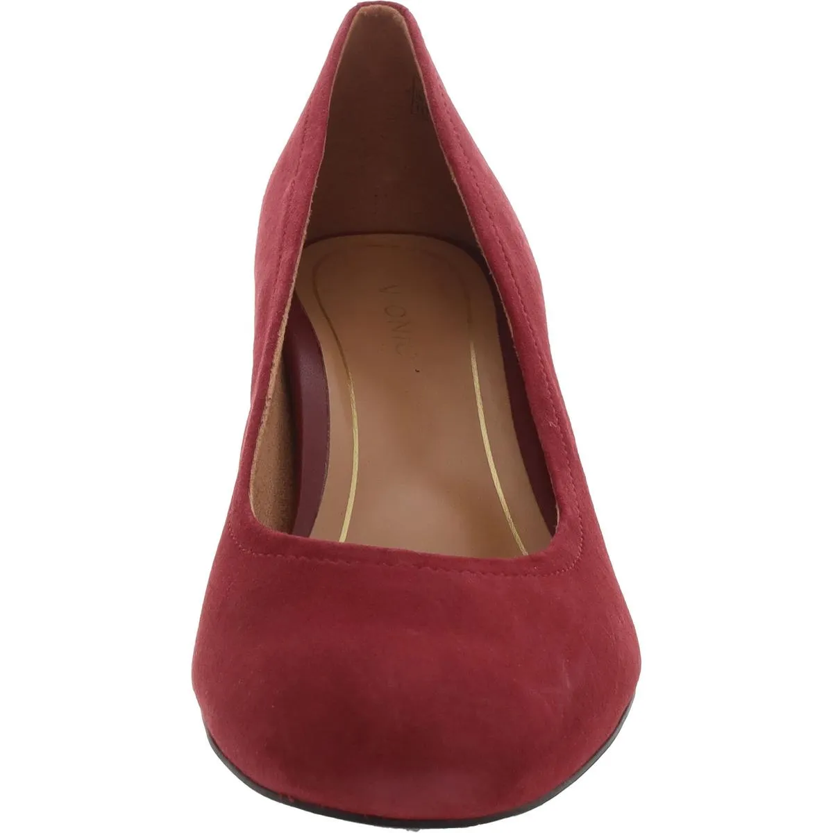 Carmel Womens Patent Leather Textured Block Heels