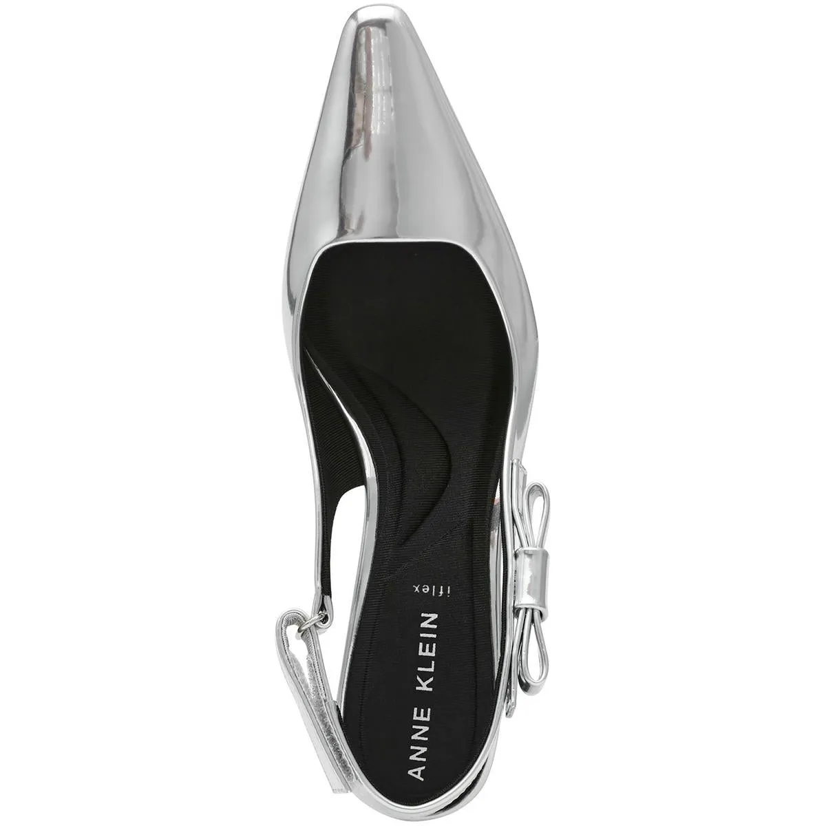 Carmel Womens Patent Padded Insole Slingback Heels