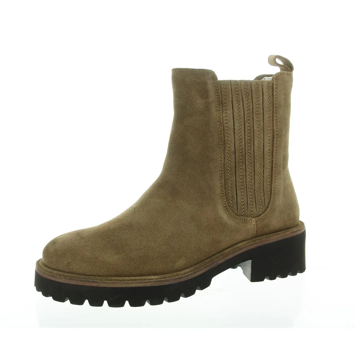 CASHEW Womens Suede Round toe Ankle Boots
