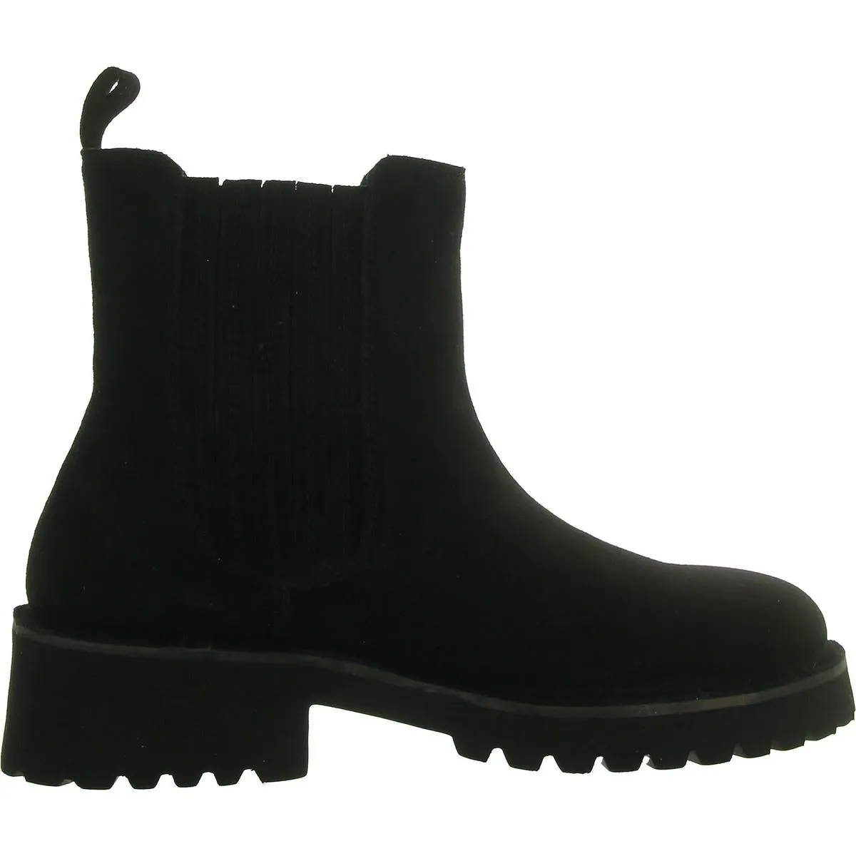 CASHEW Womens Suede Round toe Ankle Boots
