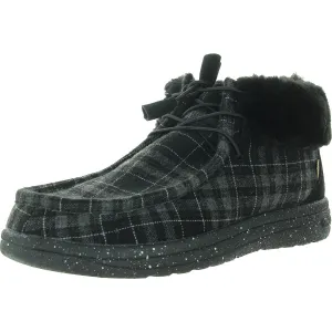 Cassidy Womens Faux Fur Sheepskin Ankle Boots