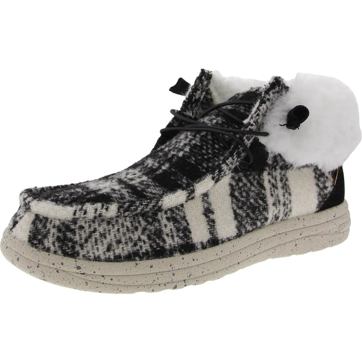 Cassidy Womens Faux Fur Sheepskin Ankle Boots