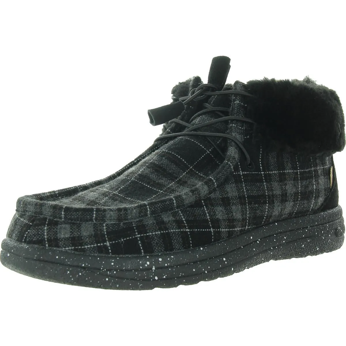 Cassidy Womens Faux Fur Sheepskin Ankle Boots