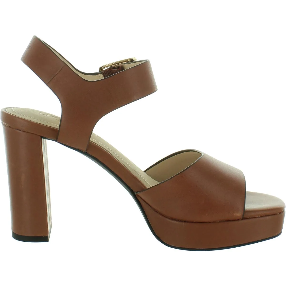 Celebrity Womens Leather Cushioned Footbed Pumps