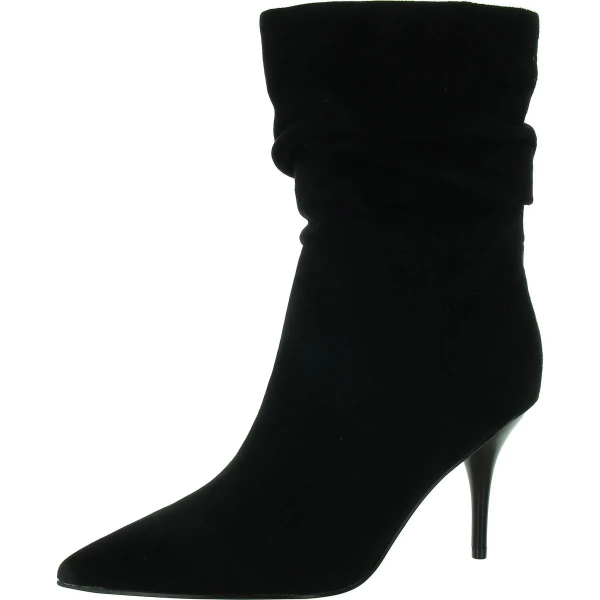 CERINE Womens Suede Mid-Calf Ankle Boots