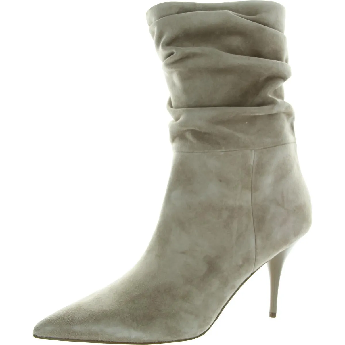 CERINE Womens Suede Mid-Calf Ankle Boots