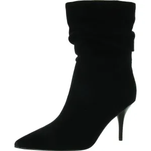 CERINE Womens Suede Mid-Calf Ankle Boots