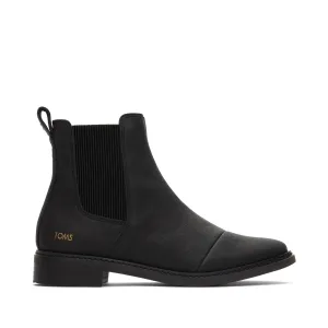 Charlie Black Leather Boot