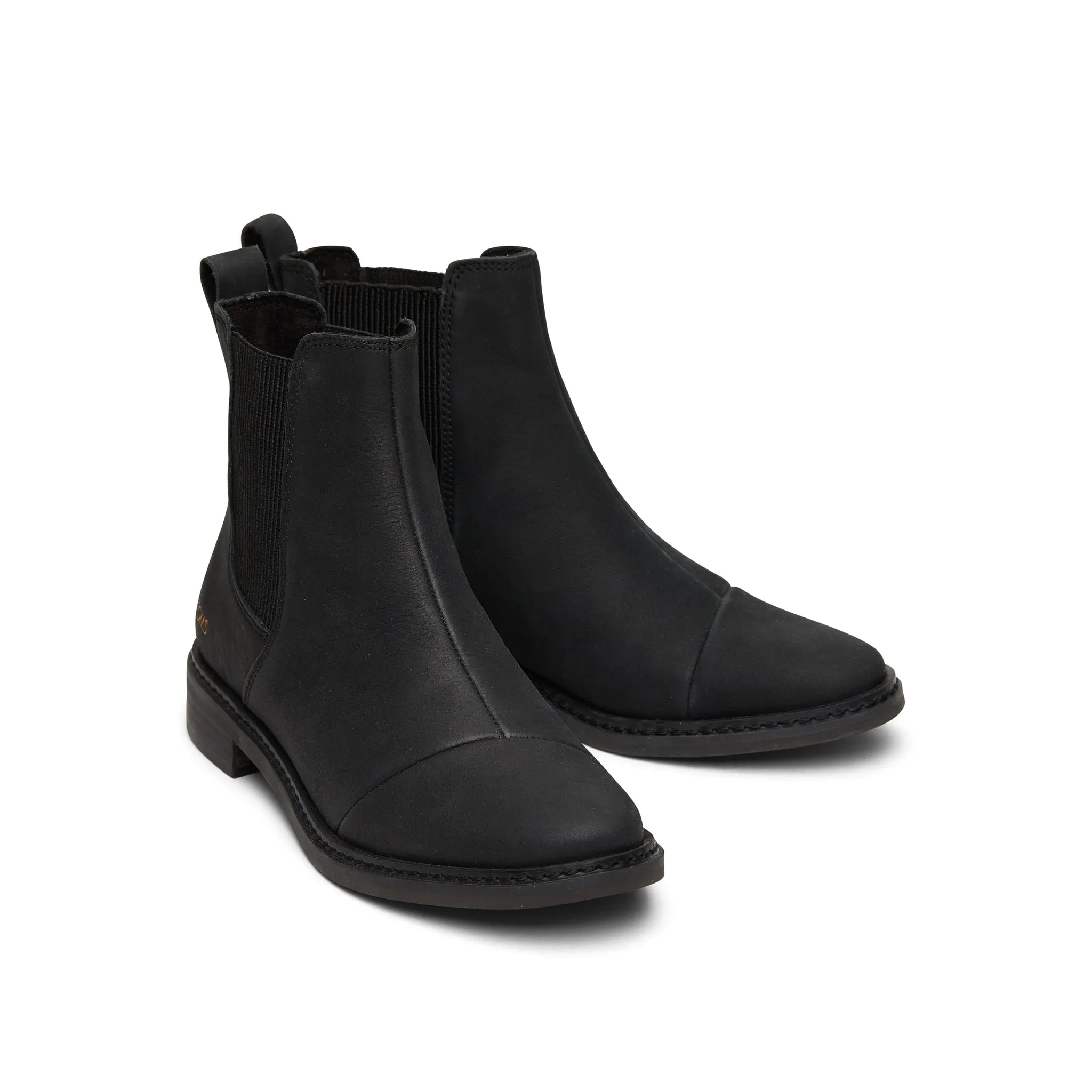 Charlie Black Leather Boot