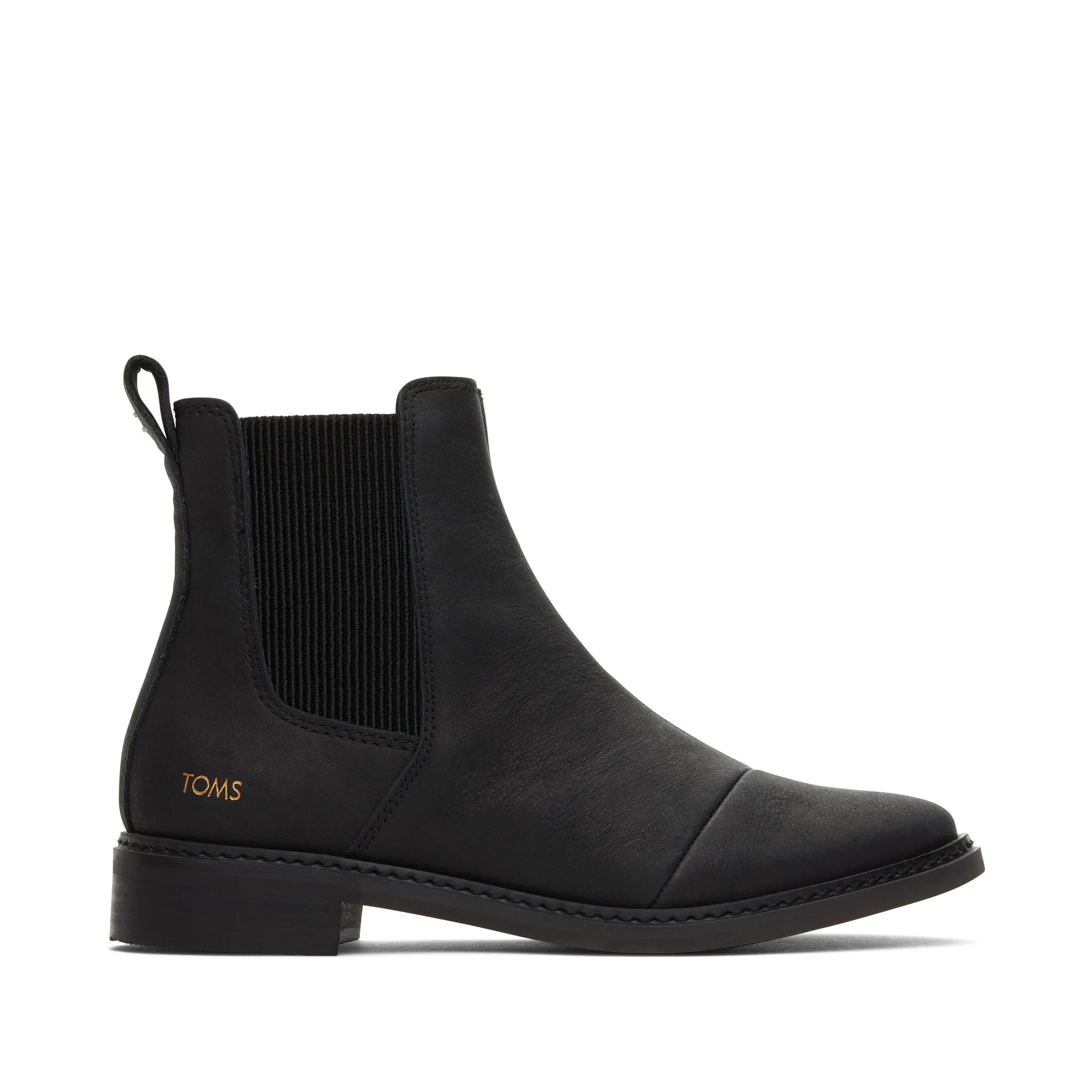 Charlie Black Leather Boot