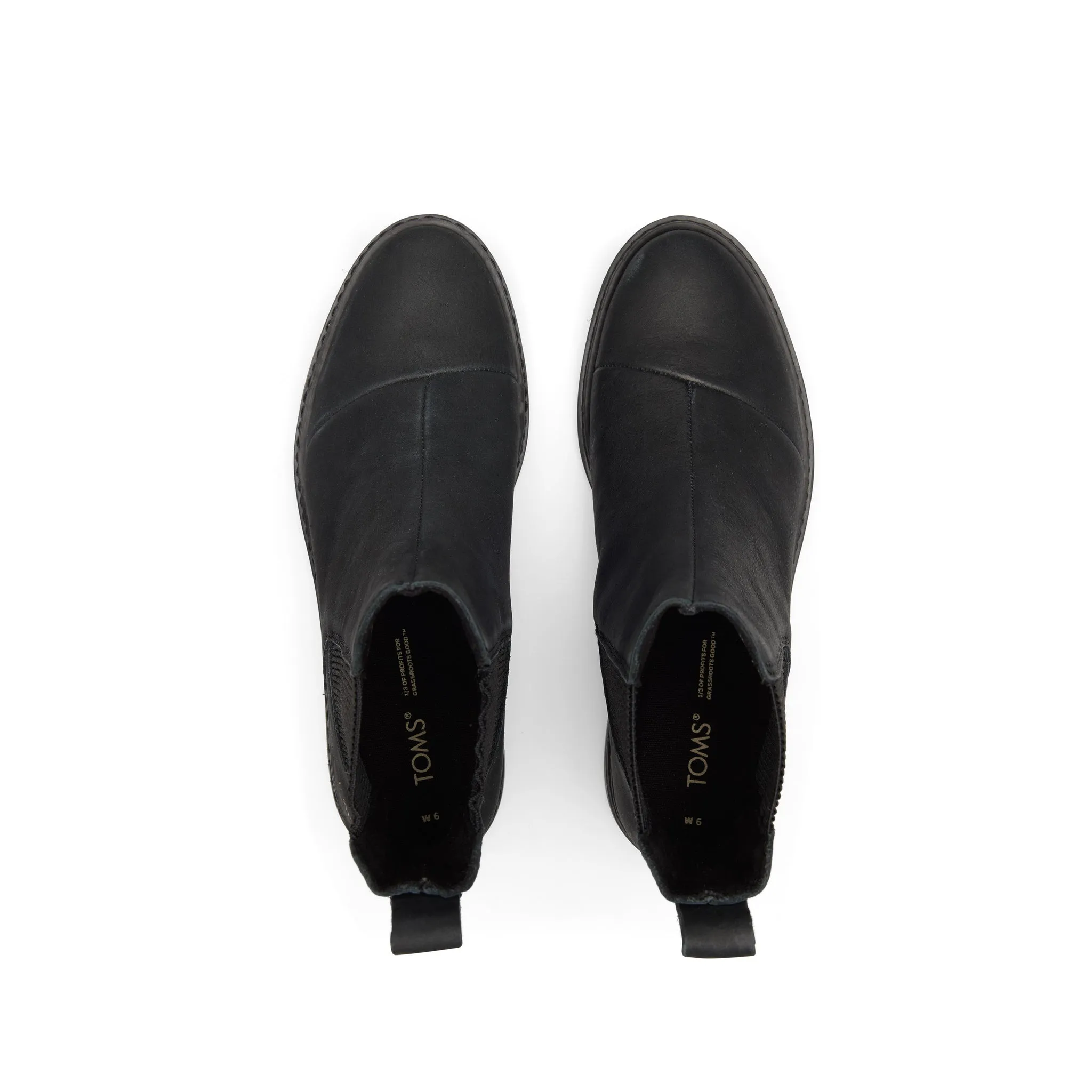 Charlie Black Leather Boot