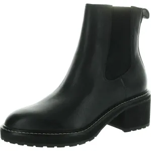 Chelsea Lugsole Heeled Boots Womens Stretch Leather Chelsea Boots
