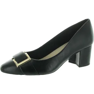 Cheryl Womens Embellished Leather Pumps
