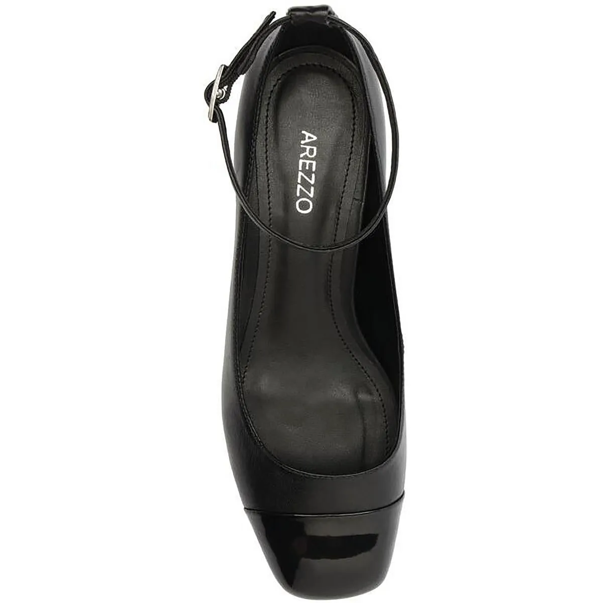 Chloe Low Block Womens Leather Slip On Block Heels