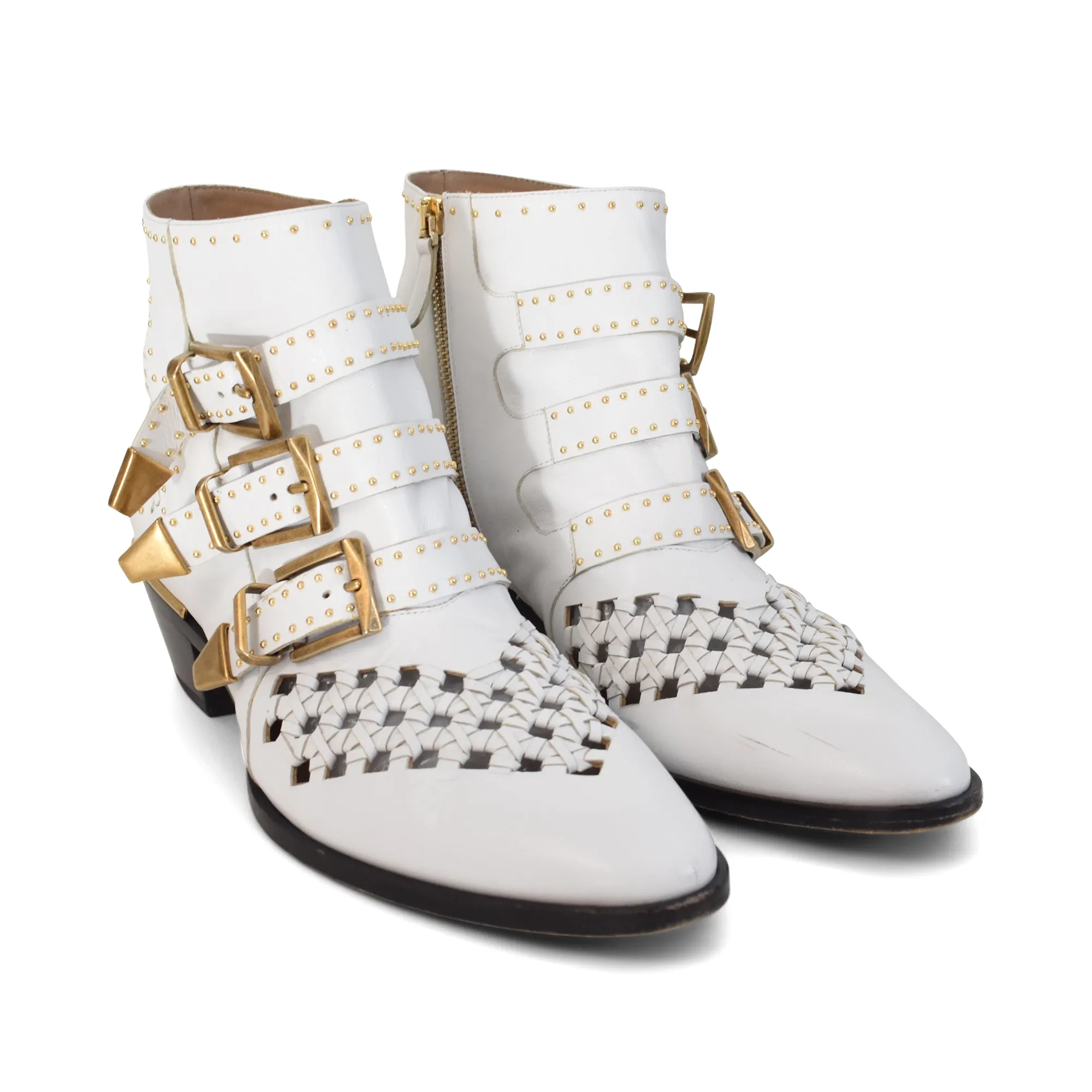 Chloe Susanna Cutout Booties - Women's 40
