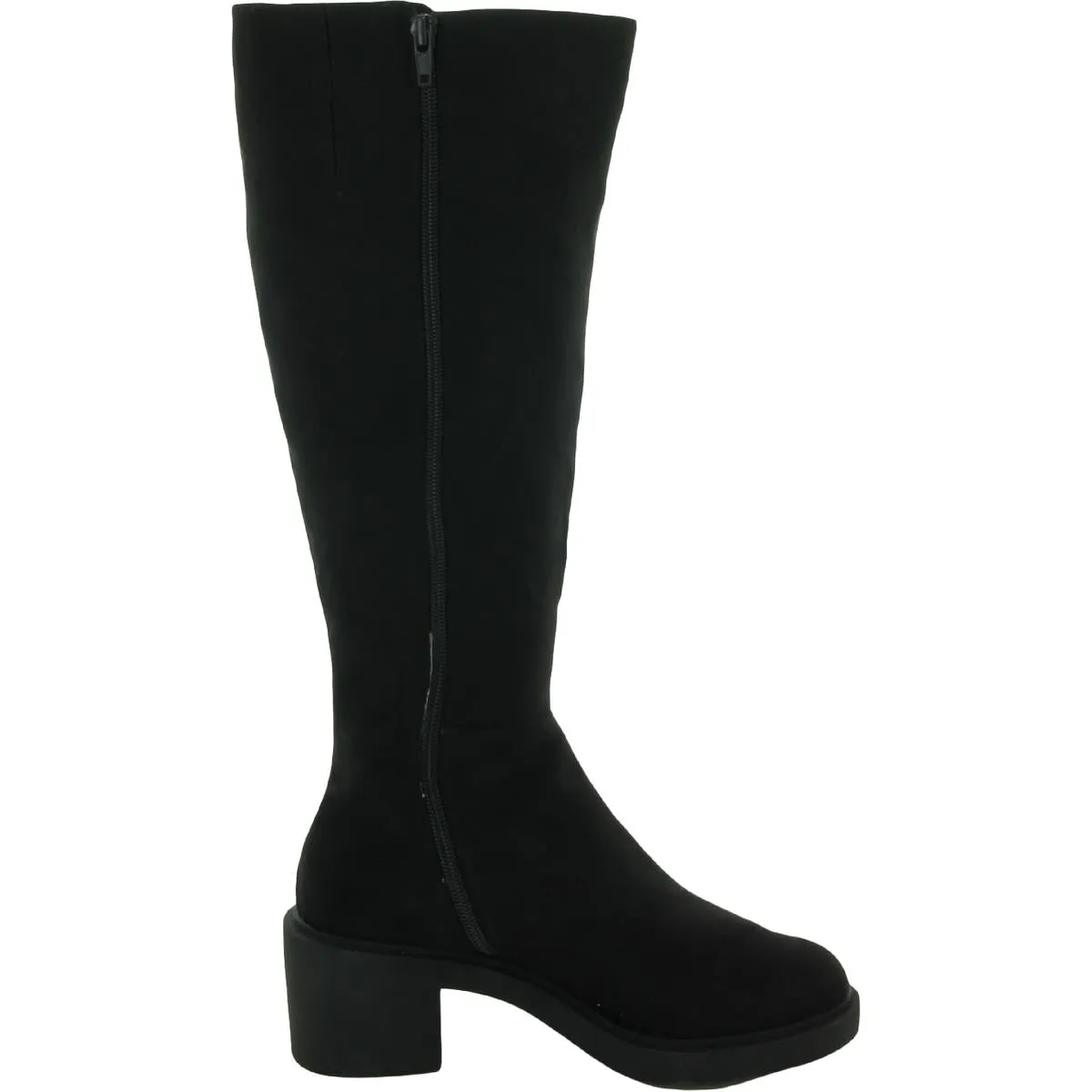 Chrissie Womens Zipper Knee-High Boots