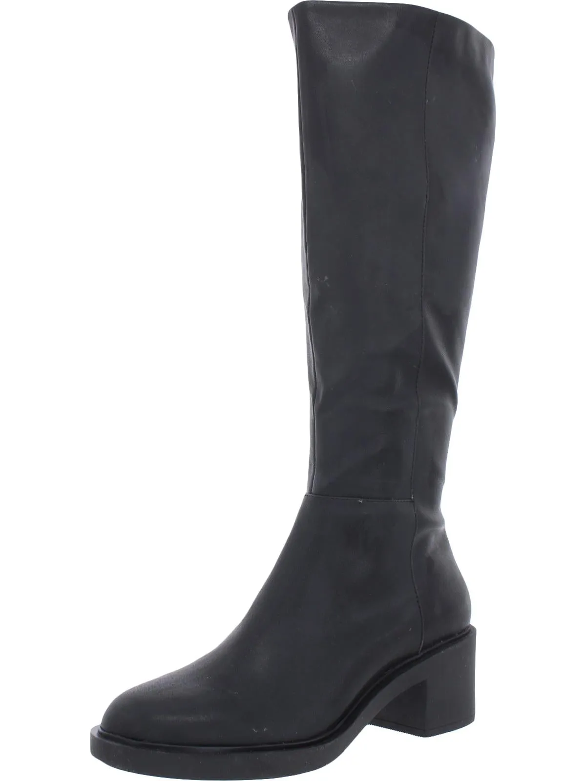 Chrissie Womens Zipper Knee-High Boots
