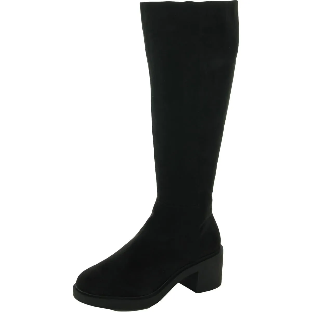 Chrissie Womens Zipper Knee-High Boots