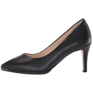 Cole Haan Grand Ambition Pump Women's US 9.5 Black Leather Stiletto Heel ZPO1323