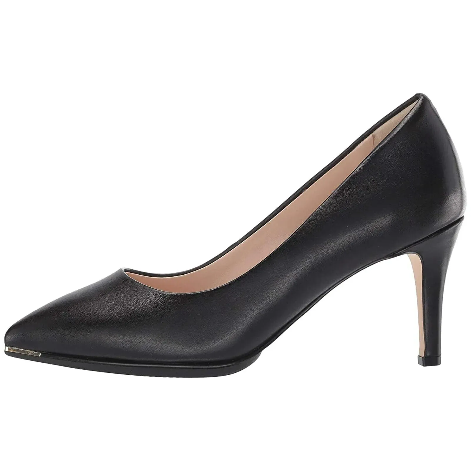 Cole Haan Grand Ambition Pump Women's US 9.5 Black Leather Stiletto Heel ZPO1323
