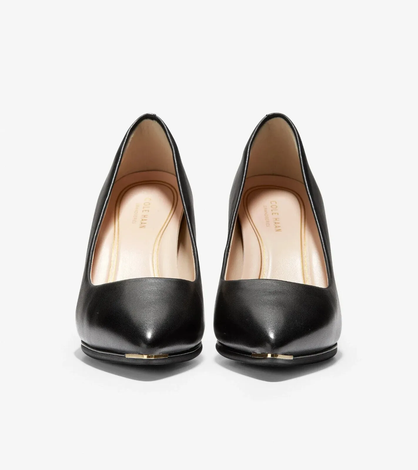 Cole Haan Grand Ambition Pump Women's US 9.5 Black Leather Stiletto Heel ZPO1323