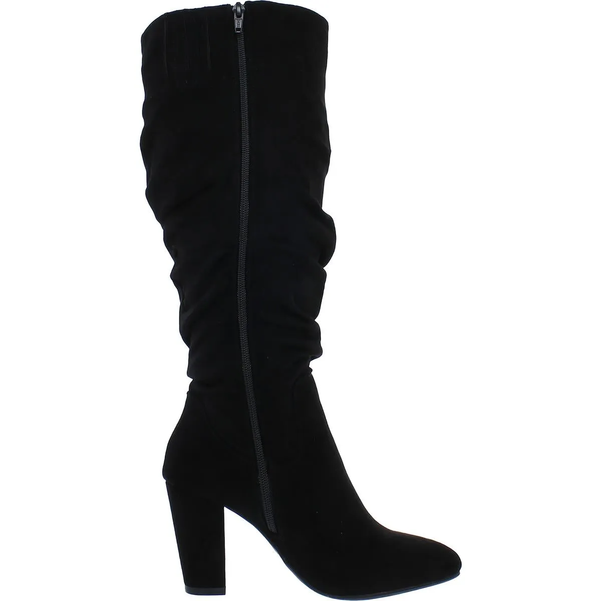 Compassion Womens Faux Suede Slouchy Over-The-Knee Boots